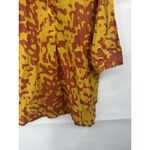 Seasons Retro Bohemian Tunic Women Large Orange Yellow Casual Funky Photo 5