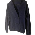Tommy Hilfiger Blue Preppy Button Front Knit Sweater Cardigan Women SZ M Photo 1