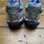 ASICS Gel Venture 4 Gray Pink Blue Shoes Sneakers All Terrain Womens Size 6 Photo 2