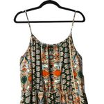 Fashion XL Dress Boho Paisley Slip Mini Spaghetti Strap Summer Festival Coquette Green Photo 8