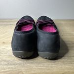 Clarks Shoes Gray Pink Flats Nubuck Suede Cushioned Slip On Neutral Casual 7 Photo 6