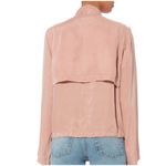 Rails  Rowan Blush Button Front‎ Utility Bomber Jacket Size XS Photo 1