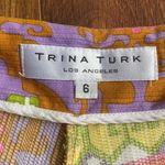 Trina Turk  100% Cotton Bermuda Shorts Groovy Colorful Made in USA Photo 3