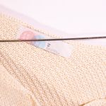 Free People Beach Linen Blend Knit Stretch One Shoulder Sweater Top Ivory XS Photo 1