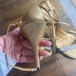 Enzo Angiolini  Gold Women's Heels crystal detailing size 8.5‎ Photo 7