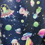 Women’s Outer Space Alien Spaceship Galaxy Joggers Lounge Pants Size XL Photo 5