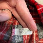 Cuddl Duds  Womens Plaid Fleece Leggings Red Black Gray Size Medium Photo 1