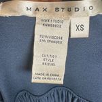 Max Studio grecian style midnight blue smocked empire waist jersey dress size XS Photo 3