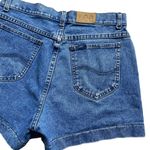 Lee Vintage Women’s High Waist Mom Shorts Size 13 Blue Denim Cotton Classic Photo 5