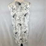 J.Jill Wearever Black White Jungle Hut graphic print sleeveless top size medium Photo 2