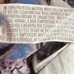 Forever 21 Long sleeve chiffon semi sheer abstract butterfly print top size small Photo 4