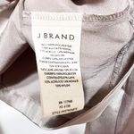 J Brand NEW Felt Textured Wool Satin Contrast Mixed Media Panel Blouse Gray Dove Photo 2