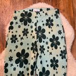 Urban Outfitters  Pants‎ Size Medium Retro Flare Bryan Flower Power Soft Green Photo 2