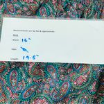 Loft Shimmer Paisley Tiered short Skirt size Large Photo 8