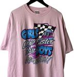 Vintage Girls Drive Faster Than Boys T Shirt Pink 2XL XXL Humor Graphic Tee Size undefined Photo 1