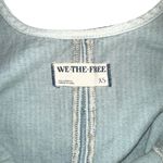 Free People We The Free High Roller Denim Overall Mini Dress XS Photo 2