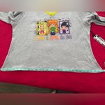 Paper + Tee Women’s Adult T Shirt Halloween Size 2XL Gray Hocus Pocus Design round neck Photo 7