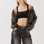 Urban Outfitters Black Out from Under Moxie seamless textured bra top Size M/L Photo 2