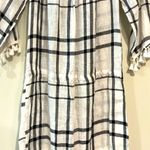 Blue Island  Black and White Plaid Mini Dress Photo 7