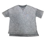 Source Unknown Women's Plus Mineral Washed Knit Top Blouse Exposed Seam Size 3x Black Heavy Photo 3