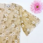 Baltic Born Arabella Embroidered Tulle Maxi Dress: Gold White Floral Event Photo 7