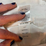 DL1961 White Denim Mini Skirt Women's Size 8/29 White Frayed Hem Photo 6