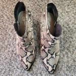 Seychelles  Snakeskin Block Heel Booties Photo 1