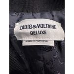 Zadig & Voltaire Billy Snake Deluxe Bomber Jacket XS fits a Small Black Photo 14