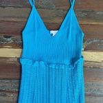 House of Harlow 1960 Peacock Blue Ribbed Knit Mermaid Maxi Dress Photo 10