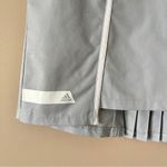 Adidas  | Light Gray Pleated Back Tennis Skirt Sz 12 Photo 1