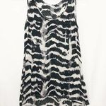 Guess Hi-Lo Boyfriend Tank Top Black White XS Photo 0