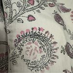 ANTHROPOLOGIE Pilcro & The Letterpress Pants Floral Stet Ankle Crop Pink Size 29 Photo 2