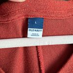 Old Navy Orange Long Sleeve Buttoned Blouse Photo 2