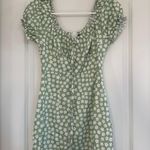 SheIn Green Floral Mini Dress Photo 0
