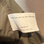 Esprit Espirit Women’s Khaki Green 100% Cotton Capri Roll pants Size 10 Photo 12