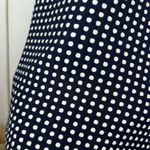 Antonio Melani Women's Navy Blue and White Polka Dot Pencil Skirt Size 8 Photo 7