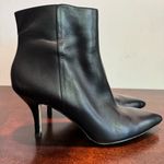 Michael Kors Michael Kors Black Leather Heeled Ankle Boots Booties Career City Size 10M Photo 2