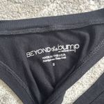 Beyond Yoga Beyond the Bump Yoga Tank Top Women Small Maternity Twisted Racerback Soft Black Photo 1