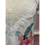 Linea Donatella Floral Lace Trim Chemise Nightgown Lingerie Babydoll Slip Dress Photo 2