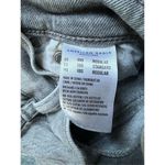 American Eagle  Pale Faded Gray Distressed Highest Rise 90s Boyfriend Size 000 Photo 4