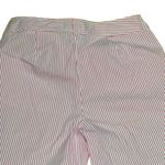 Jones New York Jones NY pink pinstripe seersucker capri pants Photo 2