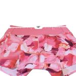 Athleta  Run With It 4.5” Shorts Women’s Size‎ Medium Pink Print Athletic Running Photo 7