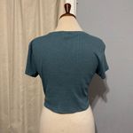 NIKXIE Los Angeles Women Dark Blue Bohemian Moon & Sun Hippie Cropped Top Sz XL Photo 6