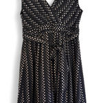 SOUP polkadot dress XS lace bottom retro style Black and White Photo 0