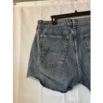 Levi's Denizen From High-Rise Distressed Denim Shorts Size 16 Photo 5