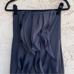 Vera Wang White by  Women’s Black Chiffon Strapless Bridesmaid Maxi Dress Size 4 Photo 6