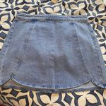 Kendall + Kylie Tulip Denim Mini Skirt Photo 3