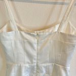 Lovers + Friends Troy Mini Dress White Satin Size X-Small Photo 5