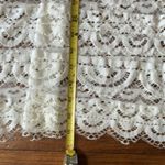 Wave Zone White Lace Bell Sleeve Swim Cover Up, Large Photo 3