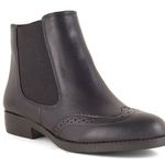 Black David Tate Tisa Leather Boots Size 9.5 Photo 0